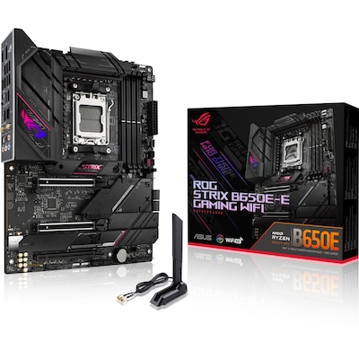 ASUS ROG STRIX B650E-E GAMING WIFI ATX Mainboard Sockel AM5 M.2/USB3.2-C/DP/HDMI ASUS ROG STRIX B650E-E GAMING WIFI ATX Mainboard Sockel AM5 M.2/USB3.2-C/DP/HDMI von Asus