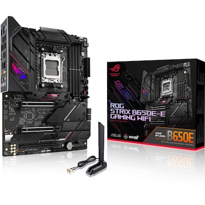 ASUS ROG STRIX B650E-E GAMING WIFI ATX Mainboard Sockel AM5 M.2/USB3.2-C/DP/HDMI von Asus