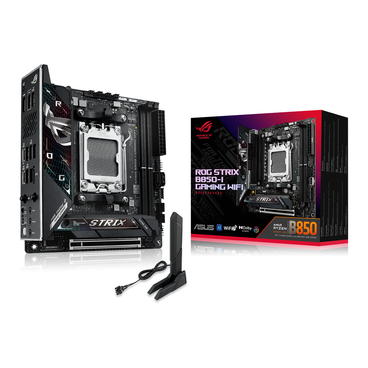 ASUS ROG STRIX B850-I GAMING WIFI Mainboard Sockel AM5 ASUS ROG STRIX B850-I GAMING WIFI Mainboard Sockel AM5 von Asus