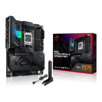 ASUS ROG STRIX X870-F GAMING WIFI ATX Mainboard AM5 HDMI/DP/USB4 von Asus