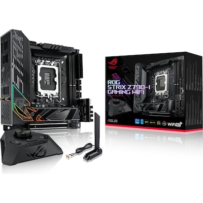 ASUS ROG STRIX Z790-I Gaming WIFI ITX Mainboard Sockel 1700 TB4/HDMI/M.2/WIFI/BT von Asus