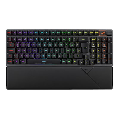 ASUS ROG Strix Scope II 96 RX Wireless Schwarz, 96% Layout, ROG RX Switches, Tri-Mode-Verbindung, USB-C, Bluetooth, 2,4Ghz von Asus