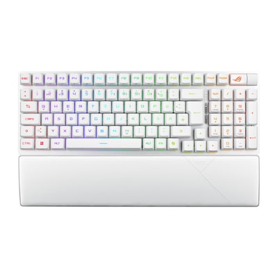 ASUS ROG Strix Scope II 96 RX Wireless Weiß, 96% Layout, ROG RX Switches, Tri-Mode-Verbindung, USB-C, Bluetooth, 2,4Ghz Adapter ASUS ROG Strix Scope II 96 RX Wireless Weiß, 96% Layout, ROG RX Switches, Tri-Mode-Verbindung, USB-C, Bluetooth, 2,4Ghz Adapter von Asus