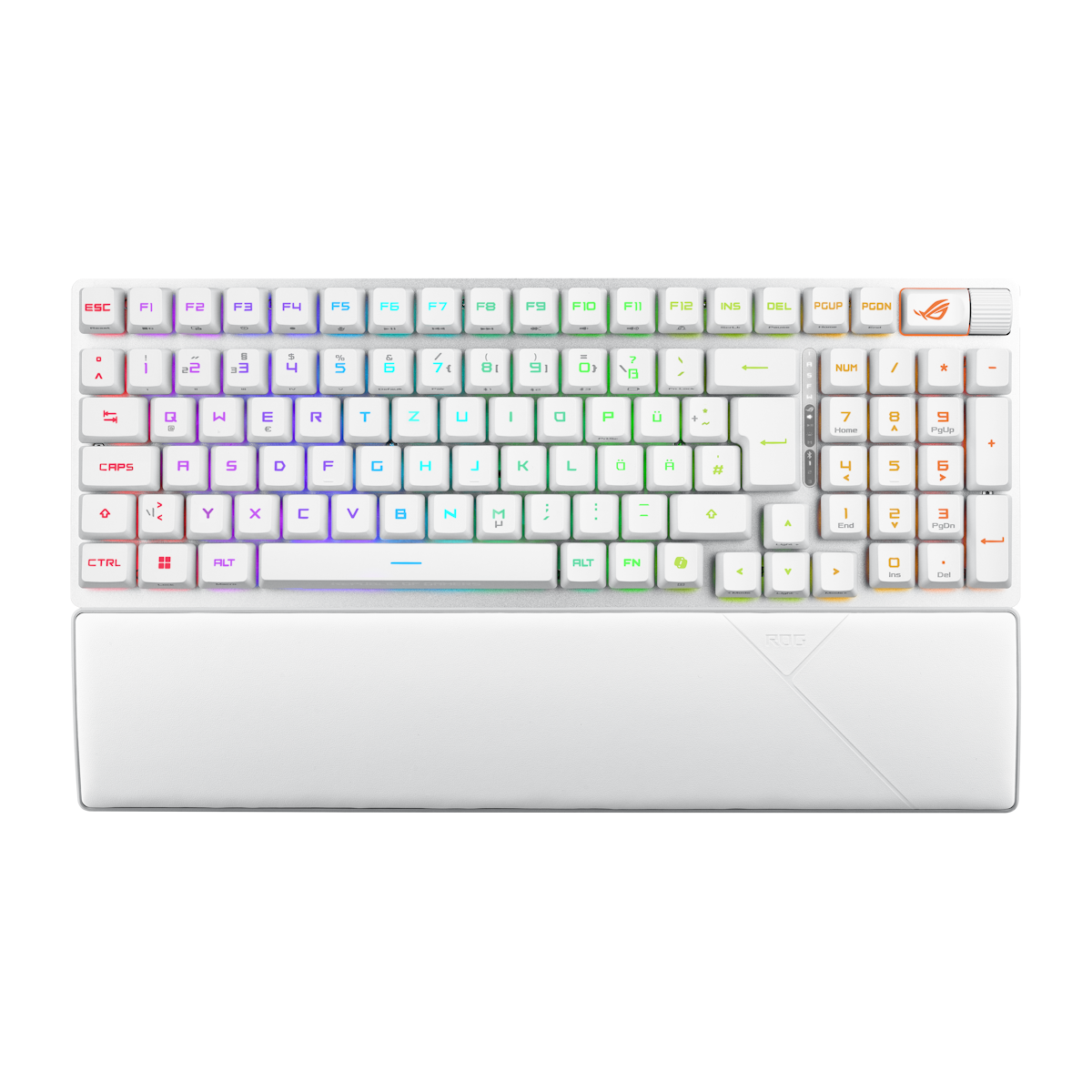 ASUS ROG Strix Scope II 96 RX Wireless kabellose optische Gaming Tastatur mit Bluetooth und 2,4 GHz, Streaming Hotkeys, ROG RX Optical Switches, weiß ASUS ROG Strix Scope II 96 RX Wireless kabellose optische Gaming Tastatur mit Bluetooth und 2,4 GHz, Streaming Hotkeys, ROG RX Optical Switches, weiß von Asus