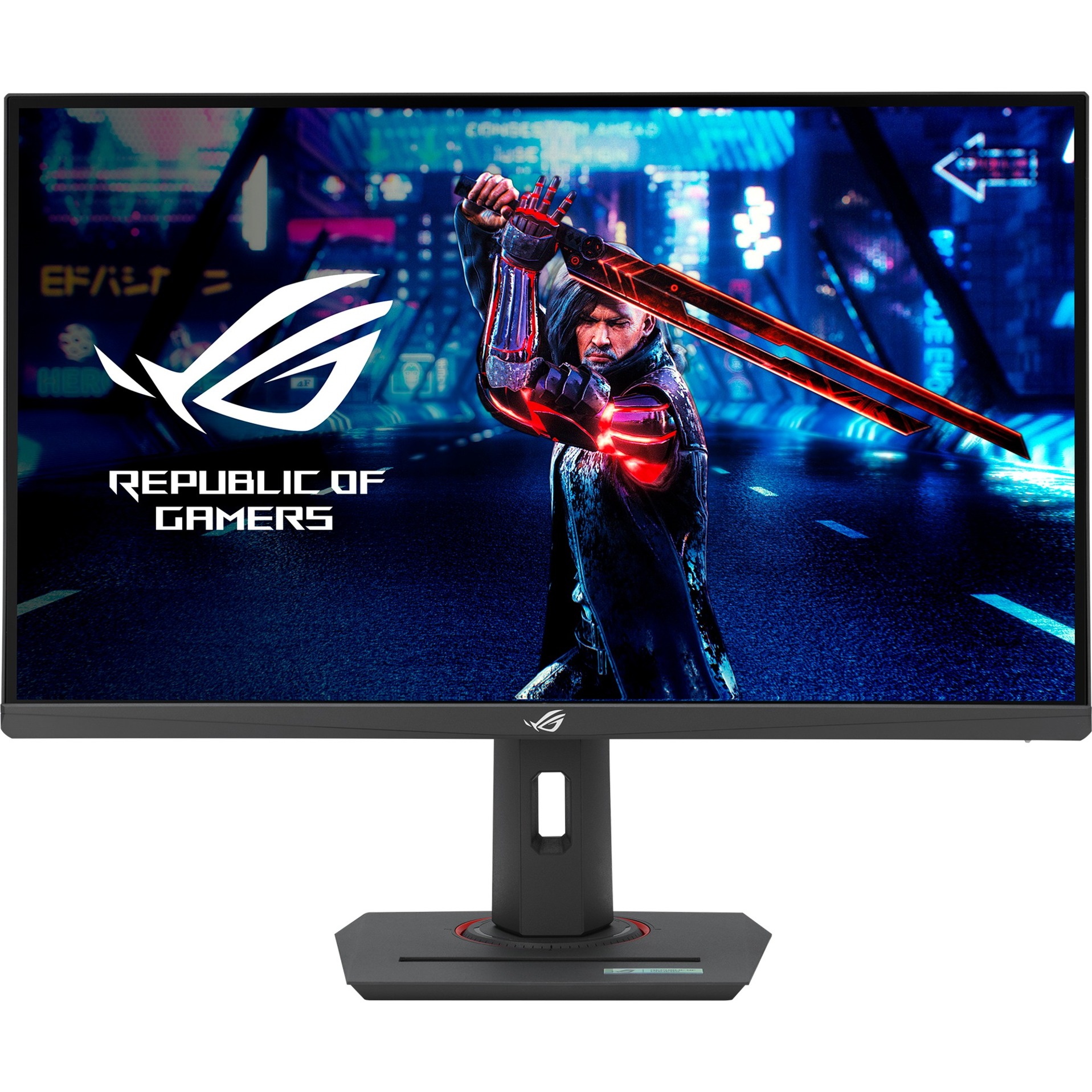 ASUS ROG Strix XG27ACS - LED-Monitor - Gaming - 68.6 cm (27) - 2560 x 1440 WQHD @ 180 Hz - Fast IPS - 400 cd/m² - 1000:1 - DisplayHDR 400 - 1 ms - HDMI, DisplayPort, USB-C - Dunkelgrau [Energieklasse F] (90LM09Q0-B01170) von Asus
