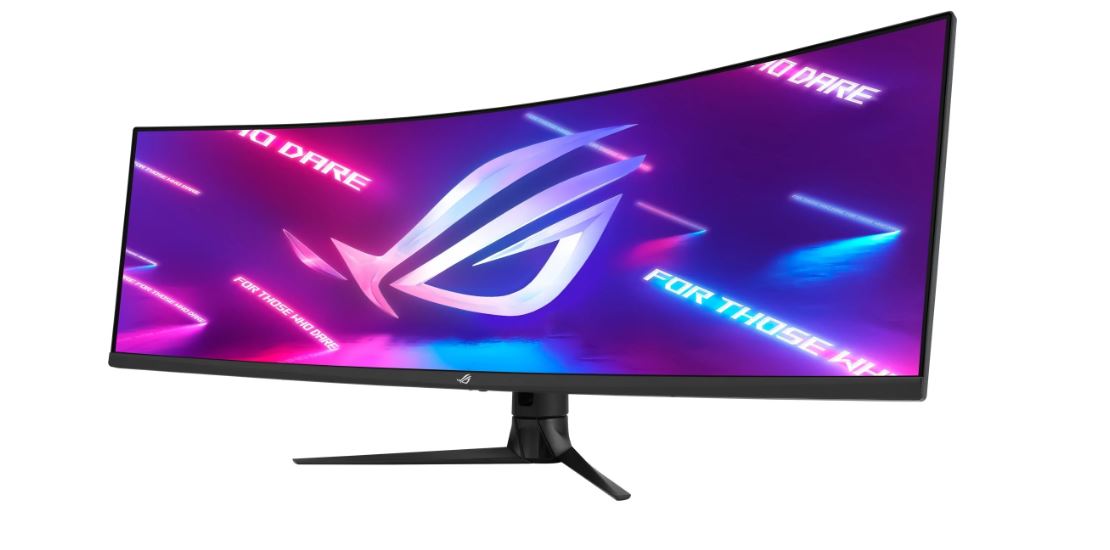 ASUS ROG Strix XG49WCR, Gaming-Monitor - (125 cm(49 ), schwarz, DQHD, 165Hz Panel) [Energieklasse G] (90LM08I0-B01170) von Asus