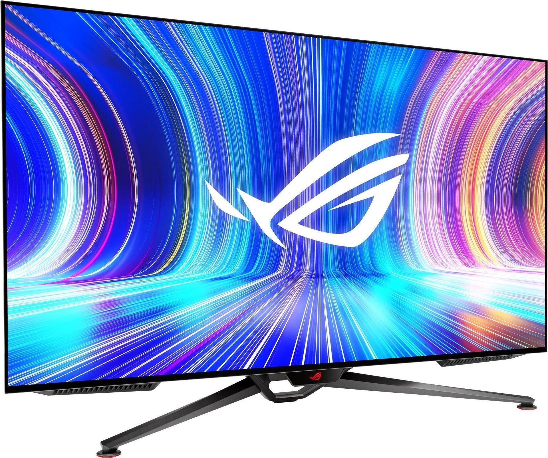 ASUS ROG Swift OLED PG42UQ 41.5  Gaming-Monitor - (4K, OLED, 138Hz (übertaktet), 0,1 ms (GTG), G-SYNC kompatibel, entspiegelte Mikrotextur-Beschichtung, maßgeschneiderter Kühlkörper, gleichmäßige Helligkeit, 98% DCI-P3, echte 10-Bit, HDMI 2.1, DisplayPort 1.4) [Energieklasse G] (90LM0850-B01170) von Asus