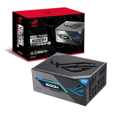 ASUS ROG Thor Titanium III 1600W Gaming Netzteil modular ATX 3.1 PCIe 5.0 ASUS ROG Thor Titanium III 1600W Gaming Netzteil modular ATX 3.1 PCIe 5.0 von Asus