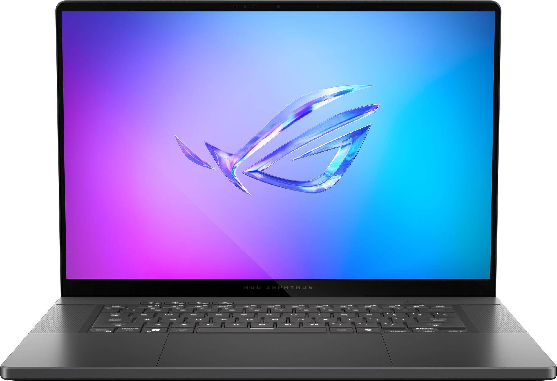 ASUS ROG Zephyrus G16 GA605WV-QP075W AMD Ryzen AI 9 HX 370 Laptop 40,6 cm (16) WQXGA 16 GB LPDDR5x-SDRAM 1 TB SSD NVIDIA GeForce RTX 4060 Wi-Fi 7 (802.11be) Windows 11 Home Grau (90NR0JA3-M00310) von Asus