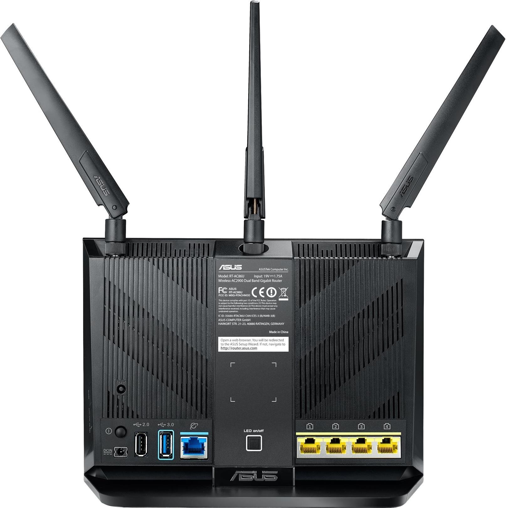 ASUS RT-AC2900 - trådløs router - 802 (90IG0401-BU9010) (geöffnet) von Asus