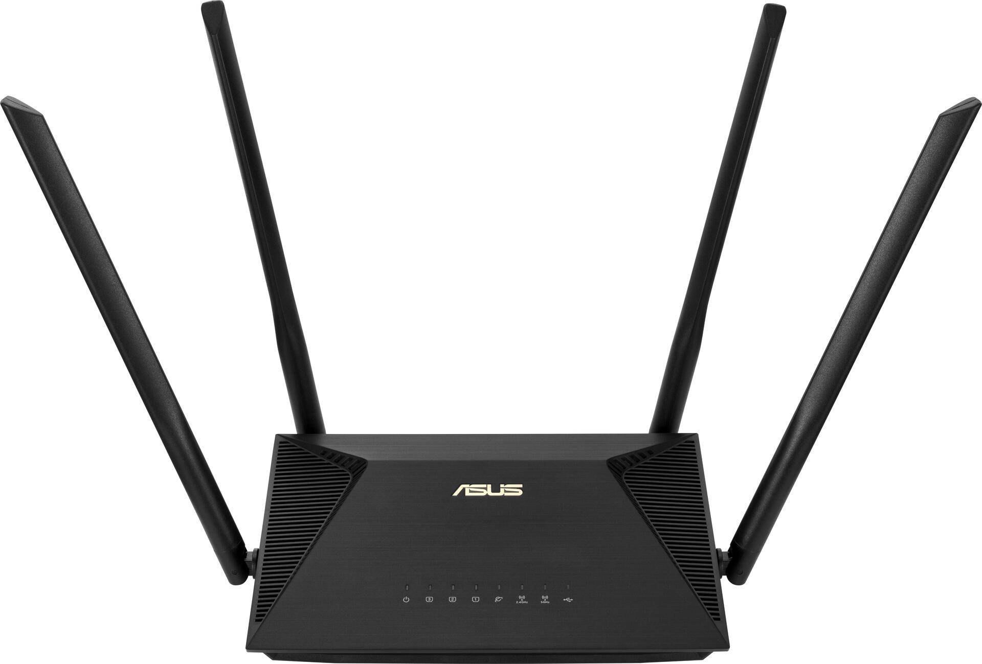 ASUS RT-AX53U WLAN-Router Gigabit Ethernet Dual-Band (2,4 GHz/5 GHz) 3G 4G Schwarz (90IG06P0-MO3510) von Asus
