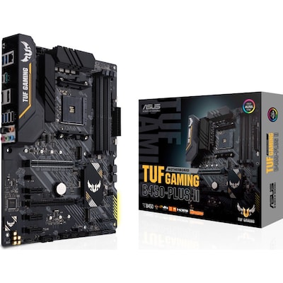 ASUS TUF B450-Plus Gaming II ATX Mainboard Sockel AM4 M.2/USB3.2(C)/HDMI/DVI von Asus