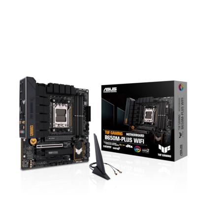 ASUS TUF B650M-Plus WIFI mATX Mainboard Sockel AM5 M.2/USB3.2 TypC/HDMI/DP/WIFI ASUS TUF B650M-Plus WIFI mATX Mainboard Sockel AM5 M.2/USB3.2 TypC/HDMI/DP/WIFI von Asus