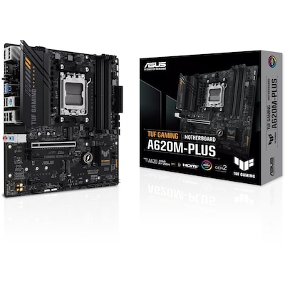 ASUS TUF GAMING A620M-PLUS mATX Mainboard Sockel AM5 M.2/USB3.2/DP/HDMI von Asus