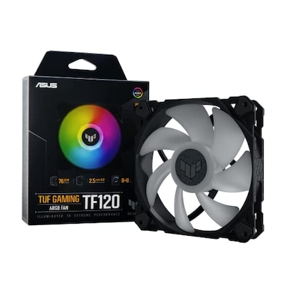 ASUS TUF GAMING TF120 ARGB Gehäuselüfter, 120 mm, PWM ASUS TUF GAMING TF120 ARGB Gehäuselüfter, 120 mm, PWM von Asus