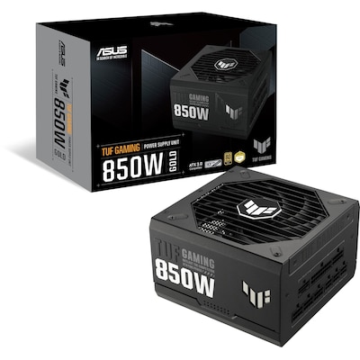 ASUS TUF Gaming 850W Netzteil 80+ Gold ATX3.0 PCIe5.0 135 mm Lüfter ASUS TUF Gaming 850W Netzteil 80+ Gold ATX3.0 PCIe5.0 135 mm Lüfter von Asus