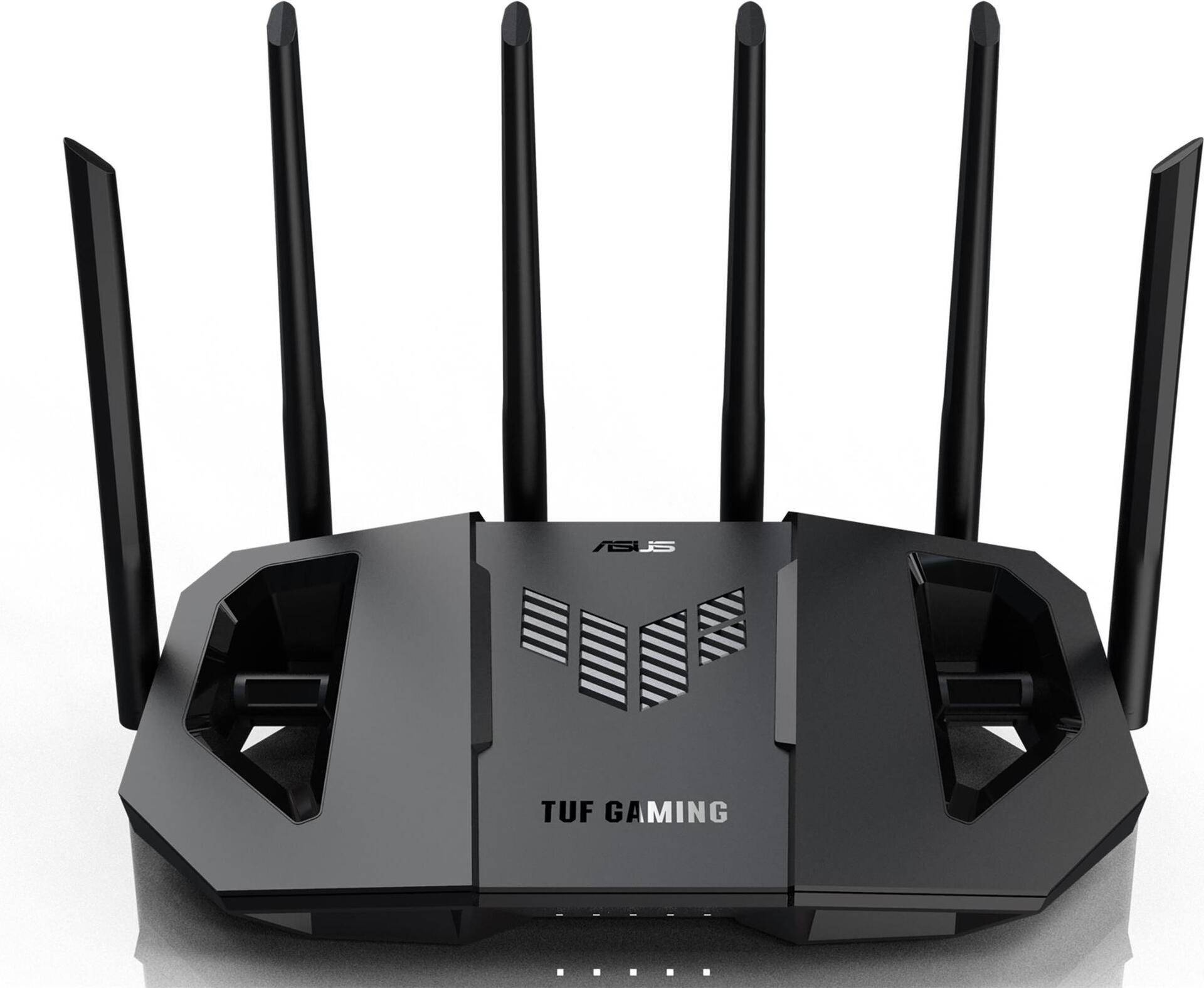 ASUS TUF Gaming BE6500 - Wireless Router 4-Port-Switch - 1GbE, 2,5GbE - Wi-Fi 7 - Dual-Band (90IG0920-MO9C00) von Asus