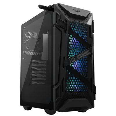 ASUS TUF Gaming GT301 ATX Midi-Tower Gaming Gehäuse, Glasseitenfenster von Asus