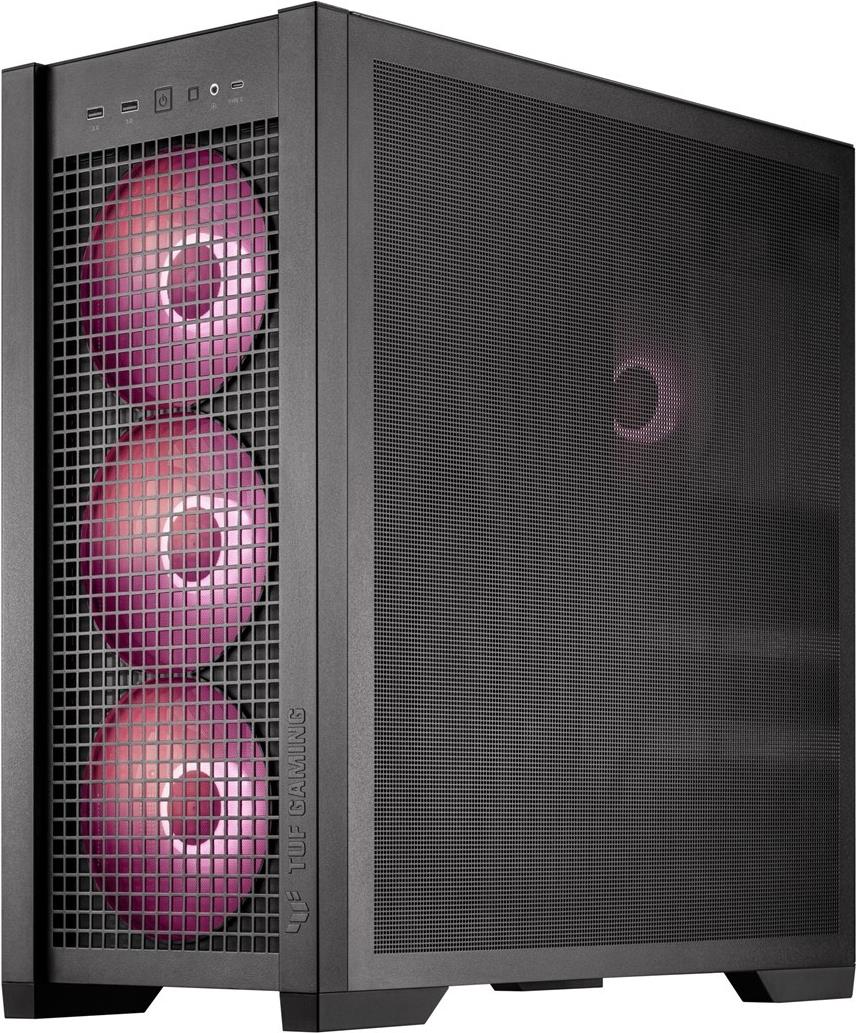 ASUS TUF Gaming GT302 ARGB - Mid tower - E-ATX - Seitenteil mit Fenster (gehärtetes Glas) - keine Spannungsversorgung - USB/Audio (90DC00I0-B19000) von Asus