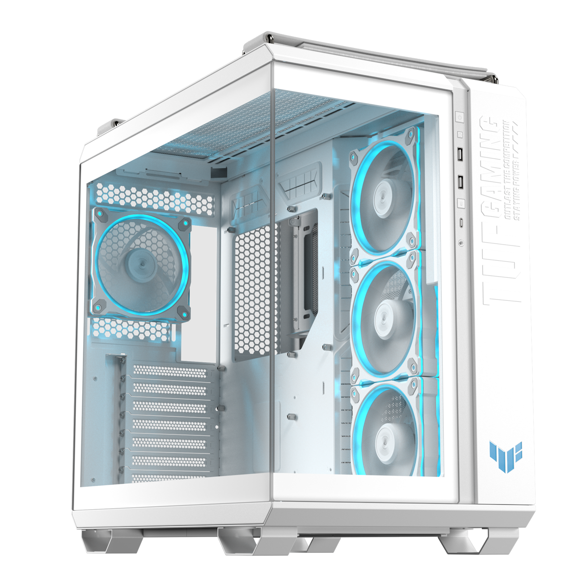 ASUS TUF Gaming GT502 Horizon TG ARGB White | PC-Gehäuse ASUS TUF Gaming GT502 Horizon TG ARGB White | PC-Gehäuse von Asus