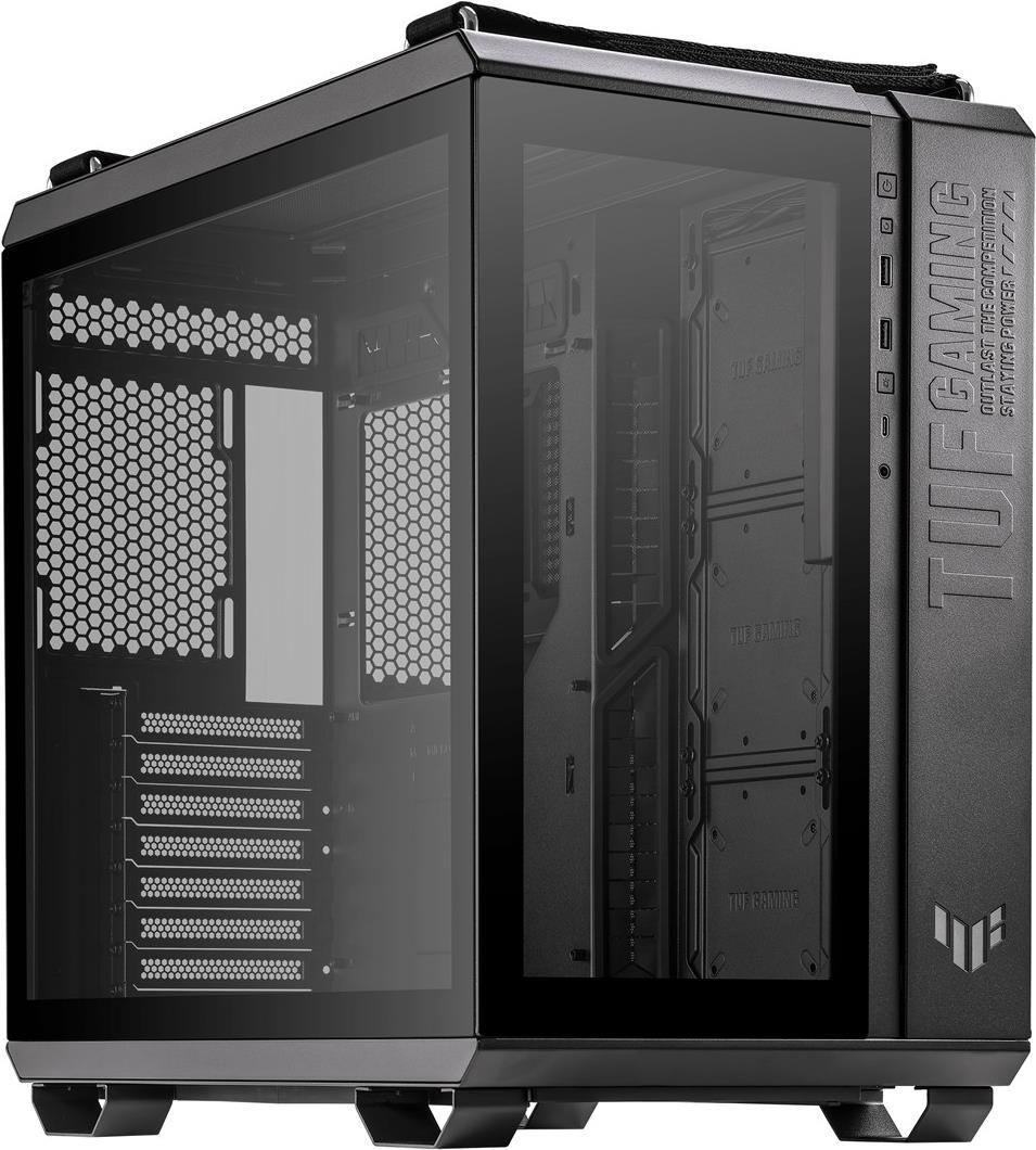 ASUS TUF Gaming GT502 - Midi Tower - PC - Schwarz - ATX - micro ATX - Mini-ITX - Gaming - 16,3 cm (90DC0090-B09000) von Asus