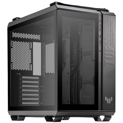 ASUS TUF Gaming GT502 Schwarz ATX Midi-Tower Gaming Gehäuse mit Glasfenster von Asus