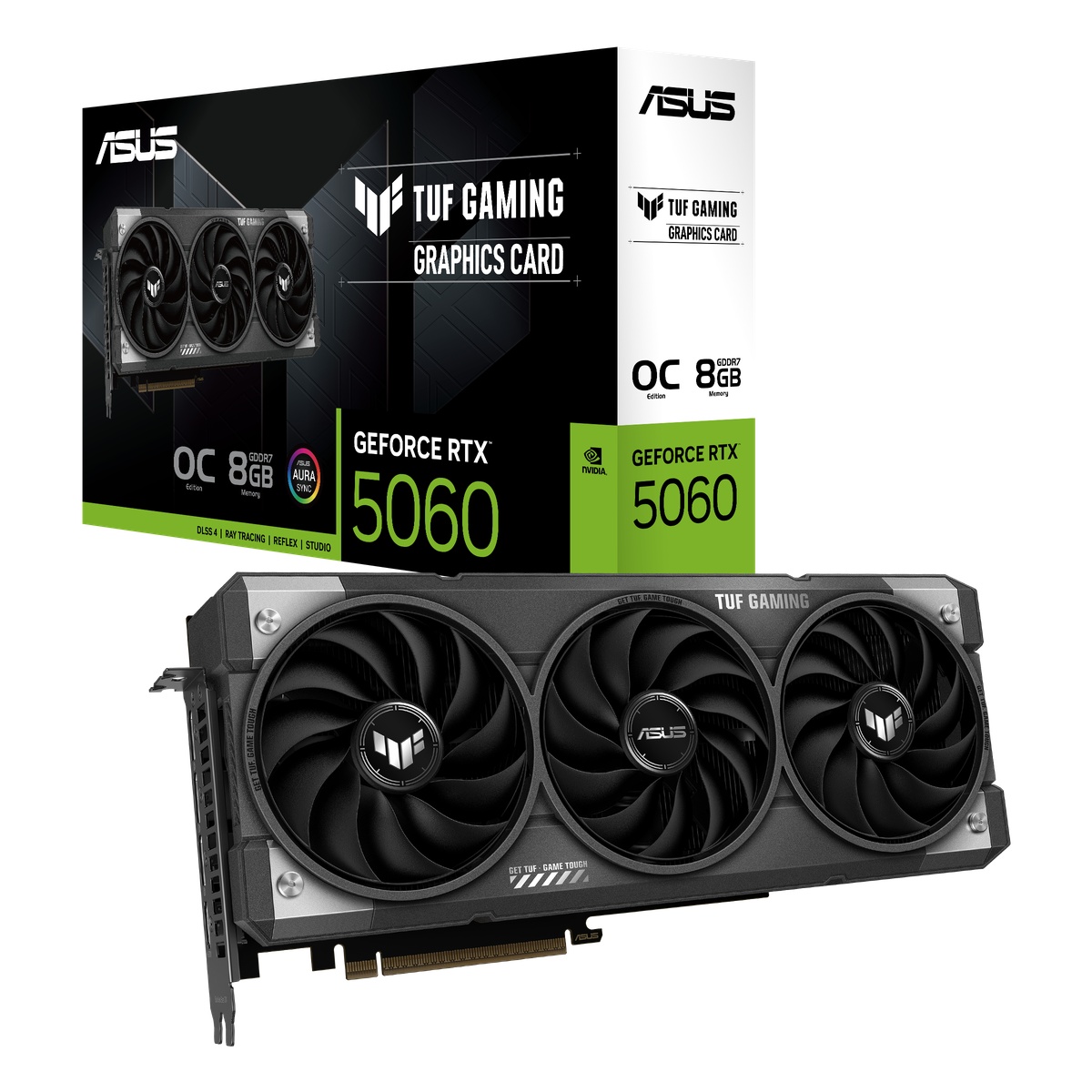 ASUS TUF Gaming GeForce RTX 5060 8G OC - 8GB GDDR7, HDMI, 3x DP ASUS TUF Gaming GeForce RTX 5060 8G OC - 8GB GDDR7, HDMI, 3x DP von Asus