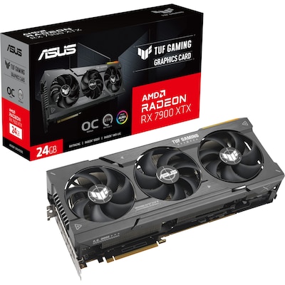 ASUS TUF Gaming Radeon RX 7900 XTX OC Grafikkarte 24GB GDDR6 3xDP/HDMI von Asus