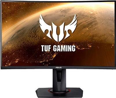 ASUS TUF Gaming VG27VQ - LED-Monitor - gebogen - 68,6 cm (27) - 1920 x 1080 Full HD (1080p) - VA - 400 cd/m² - 3000:1 - 1 ms - HDMI, DVI-D, DisplayPort - Lautsprecher - Schwarz (90LM0510-B01E70) von Asus