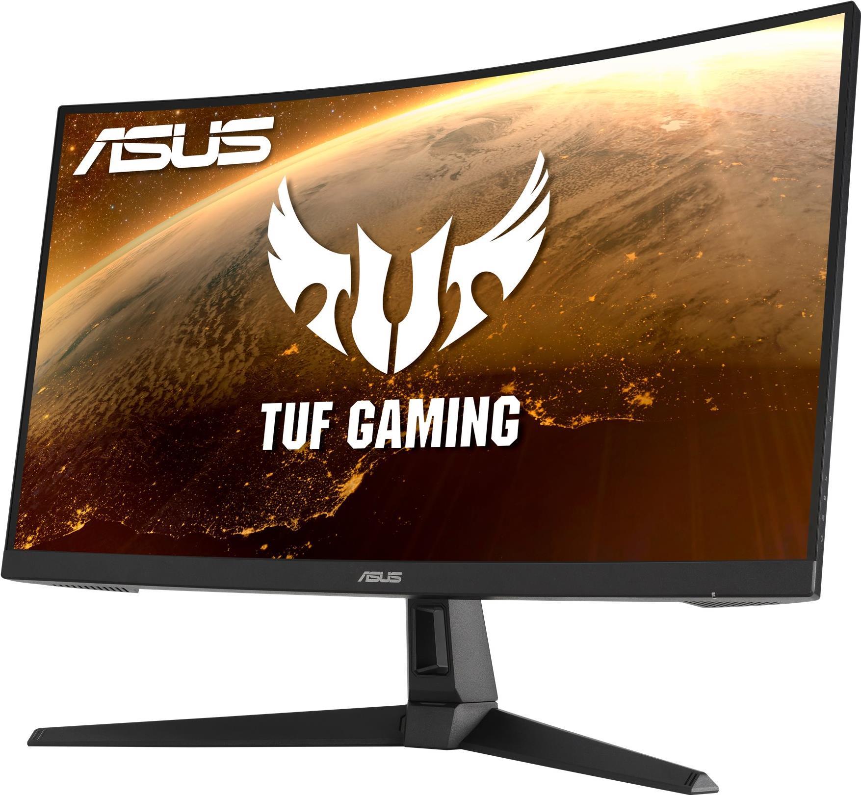 ASUS TUF Gaming VG27WQ1B - LED-Monitor - Gaming - gebogen - 68.6 cm (27) - 2560 x 1440 WQHD @ 165 Hz - VA - 250 cd/m² - 3000:1 - HDR10 - 1 ms - 2xHDMI, DisplayPort - Lautsprecher von Asus