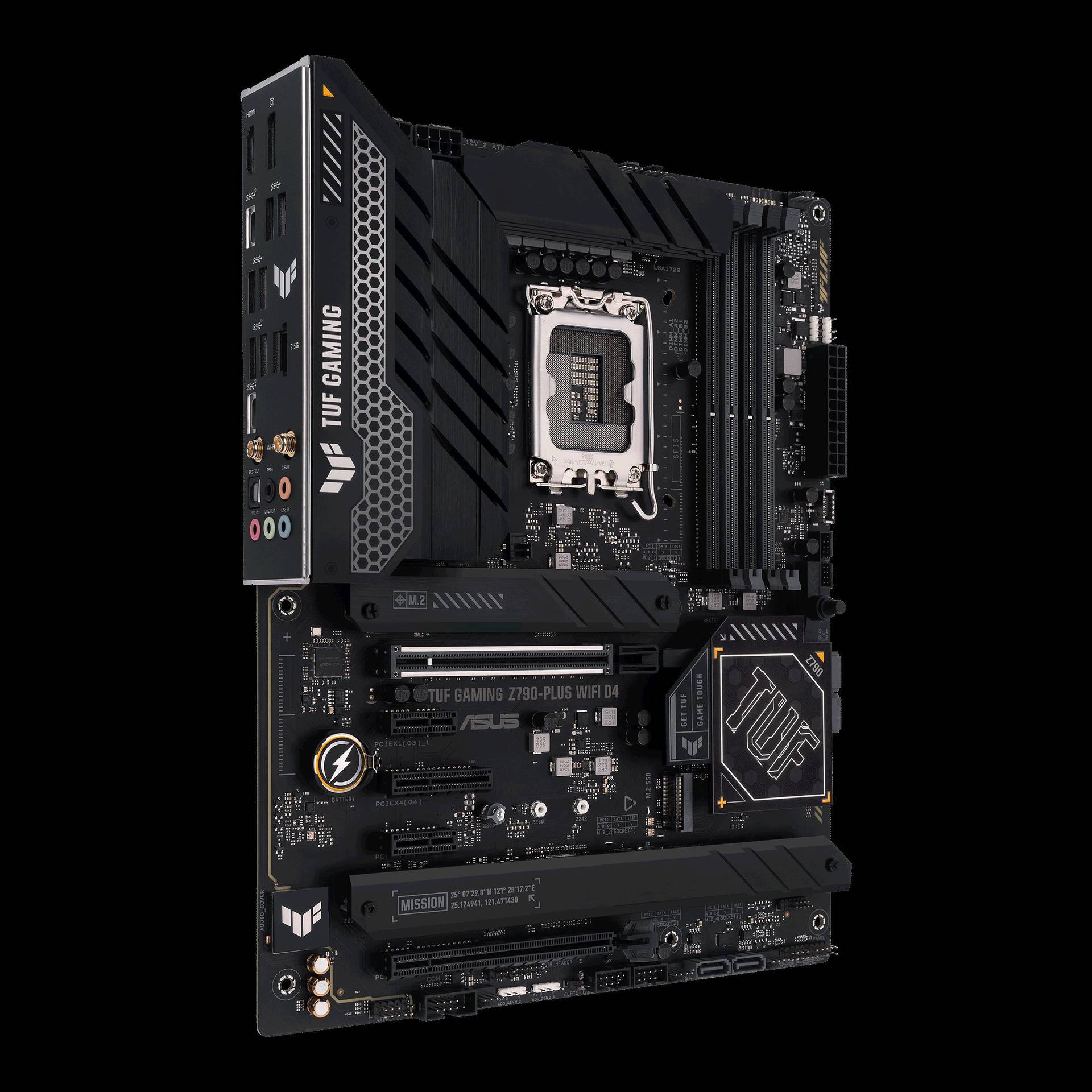 ASUS TUF Gaming Z790-Plus WiFi D4 - Motherboard - ATX - LGA1700-Sockel - Z790 Chipsatz - USB 3,2 Gen 1, USB 3,2 Gen 2, USB-C 3,2 Gen2, USB-C 3,2 Gen 2x2 - 2,5 Gigabit LAN, Wi-Fi, Bluetooth - Onboard-Grafik (CPU erforderlich) - HD Audio (8-Kanal) (90MB1CR0-M0EAY0) ASUS TUF Gaming Z790-Plus WiFi D4 - Motherboard - ATX - LGA1700-Sockel - Z790 Chipsatz - USB 3,2 Gen 1, USB 3,2 Gen 2, USB-C 3,2 Gen2, USB-C 3,2 Gen 2x2 - 2,5 Gigabit LAN, Wi-Fi, Bluetooth - Onboard-Grafik (CPU erforderlich) - HD Audio (8-Kanal) (90MB1CR0-M0EAY0) von Asus