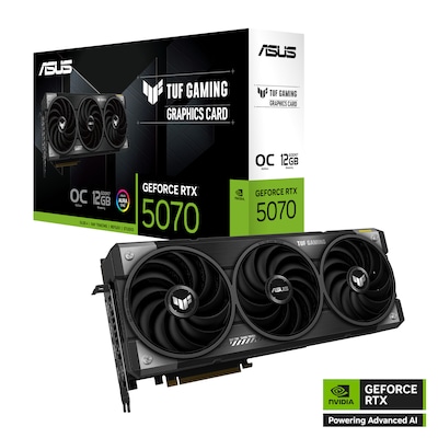 ASUS TUF GeForce RTX 5070 GAMING OC 12GB DDR7, 2xHDMI, 3xDP ASUS TUF GeForce RTX 5070 GAMING OC 12GB DDR7, 2xHDMI, 3xDP von Asus