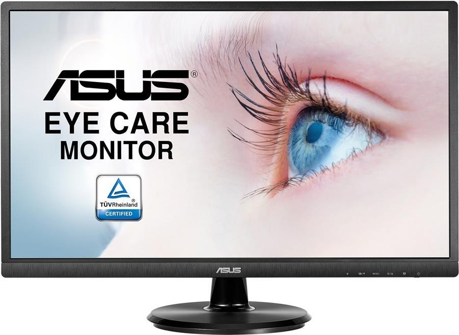 ASUS VA249HE - LED-Monitor - 60.5 cm (23.8) - 1920 x 1080 Full HD (1080p) - VA - 250 cd/m² - 3000:1 - 5 ms - HDMI, VGA - Schwarz von Asus