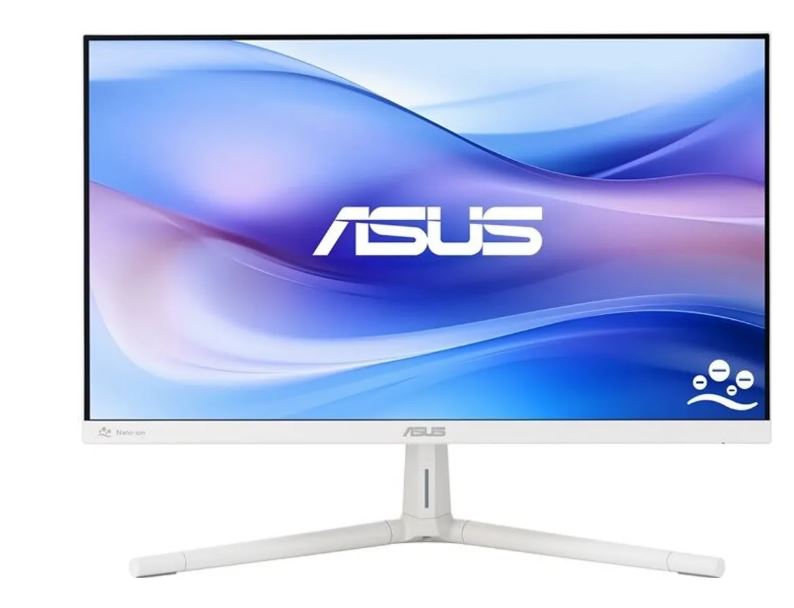 ASUS VU249HFI-W Eye Care Monitor 24 inch(23.8 inch viewable) Full HD (1920 x 1080), IPS, 100Hz, SmoothMotion, Adaptive Sync, Nano-ion [Energieklasse B] (90LM09JT-B01K70) von Asus