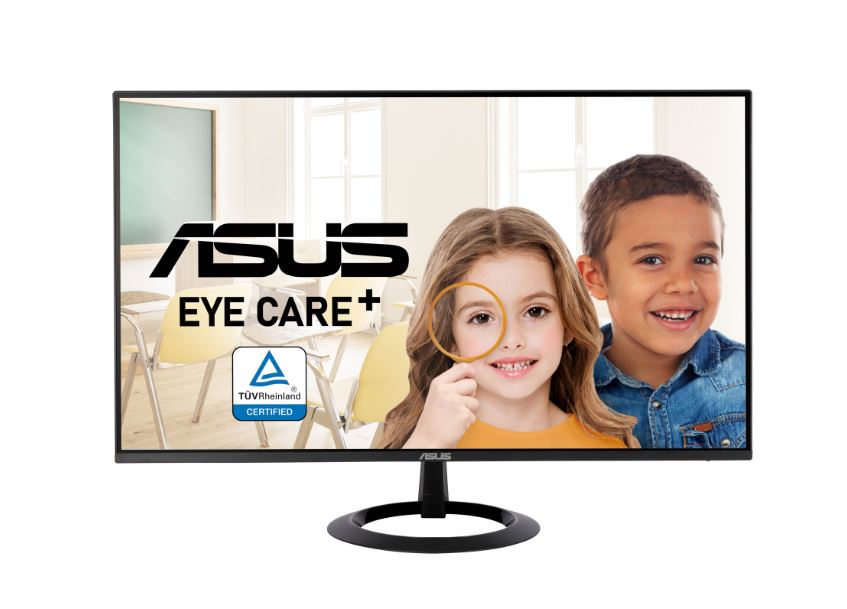 ASUS VZ24EHF - LED-Monitor - 61 cm (24) (23.8 sichtbar) - 1920 x 1080 Full HD (1080p) @ 100 Hz - IPS - 250 cd/m² - 1300:1 - 1 ms - HDMI - Schwarz [Energieklasse D] (90LM07C0-B01470) von Asus