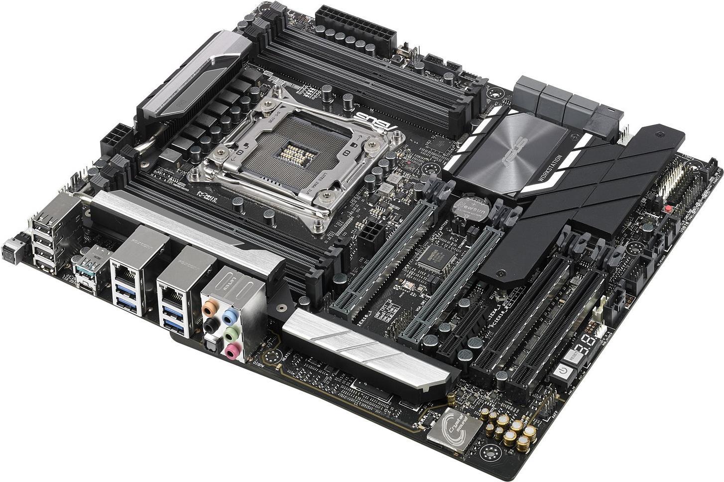 ASUS WS C422 Pro/SE - Motherboard - ATX - LGA2066 Socket - C422 - USB 3,1 Gen 1, USB-C Gen2, USB 3,1 Gen 2 - 2 x Gigabit LAN - HD Audio (8-Kanal) (90SW0080-M0EAY0) von Asus