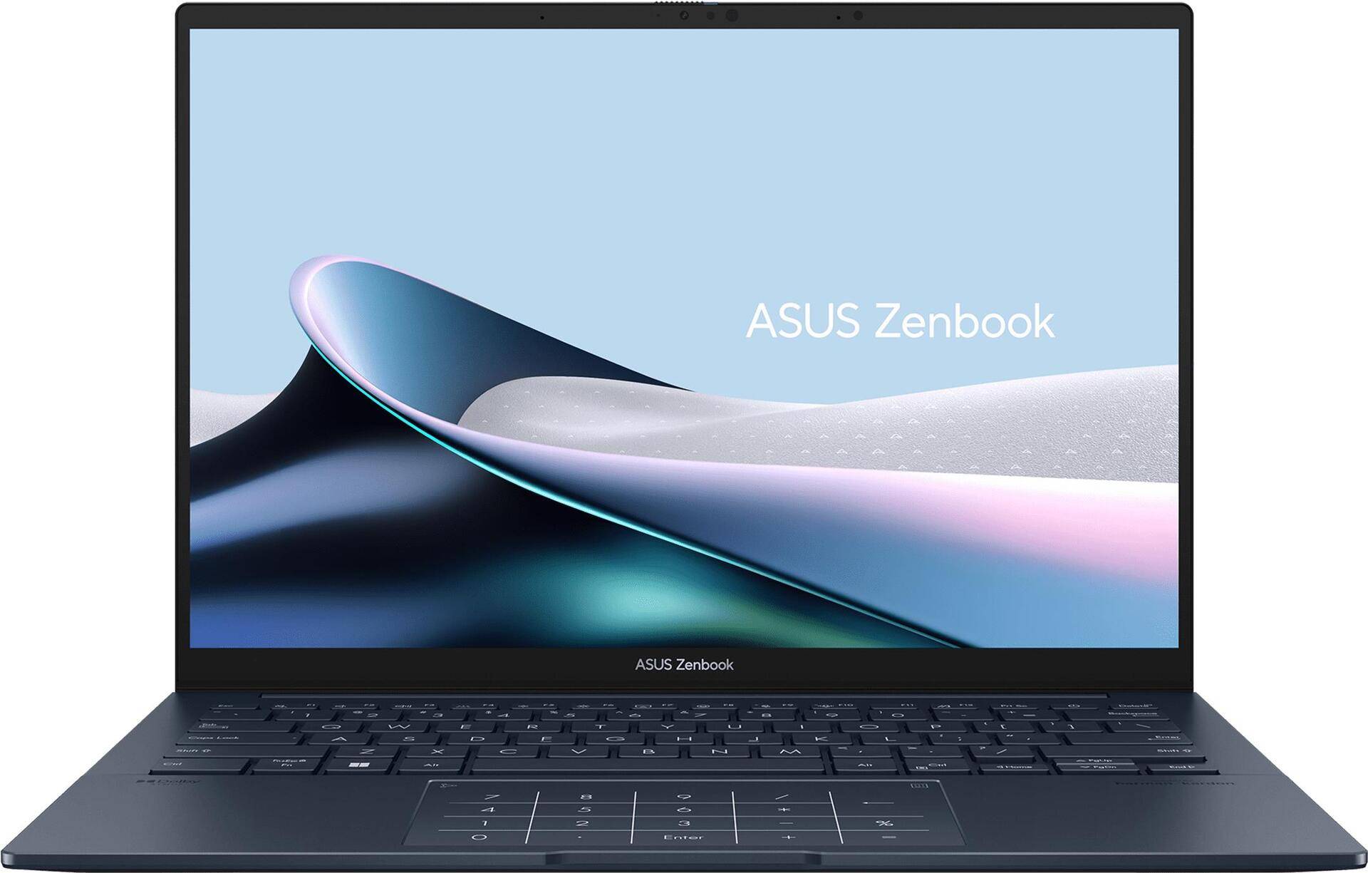 ASUS ZenBook 14 OLED UX3405MA-PP239W Laptop 35,6 cm (14) Touchscreen 3K Intel Core Ultra 7 155H 16 GB LPDDR5x-SDRAM 1 TB SSD Wi-Fi 6E (802.11ax) Windows 11 Home Blau (90NB11R1-M00BY0) von Asus