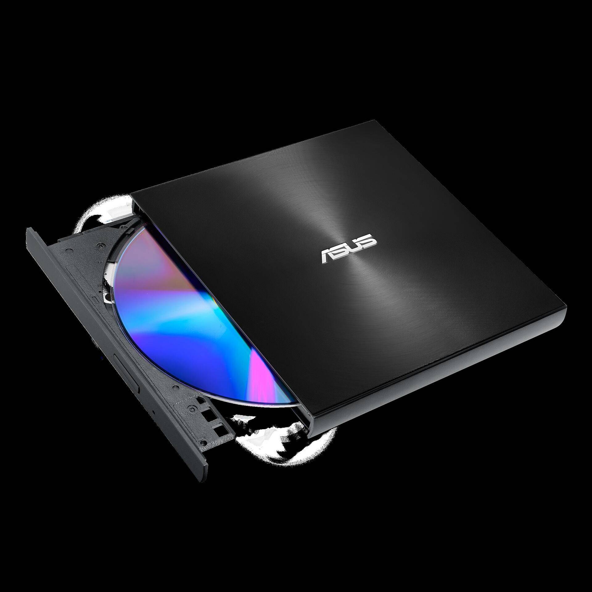 ASUS ZenDrive U8M SDRW-08U8M-U - Laufwerk - DVD+/-RW (+/-R DL) - 8x/8x - USB-C - extern - Schwarz (90DD0290-M29000) von Asus