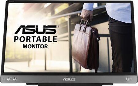 ASUS ZenScreen MB14AC - LED-Monitor - 35.6 cm (14) - tragbar - 1920 x 1080 Full HD (1080p) - IPS - 220 cd/m² - 700:1 - 5 ms - USB - Dunkelgrau von Asus