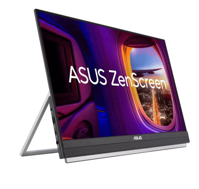 ASUS ZenScreen MB229CF tragbarer Monitor - 22 Zoll (21,5 sichtbar) FHD (1920 x 1080), IPS-Technologie, 100Hz, USB-C® PD 60W, Lautsprecher, Tragegriff/Kickstand-Design, C-Klemme, Trennwandhaken, Subwoofer, 2.1 Kanal Audio, grüne Nachhaltigkeit [Energieklasse D] (90LM08S5-B01A70) von Asus