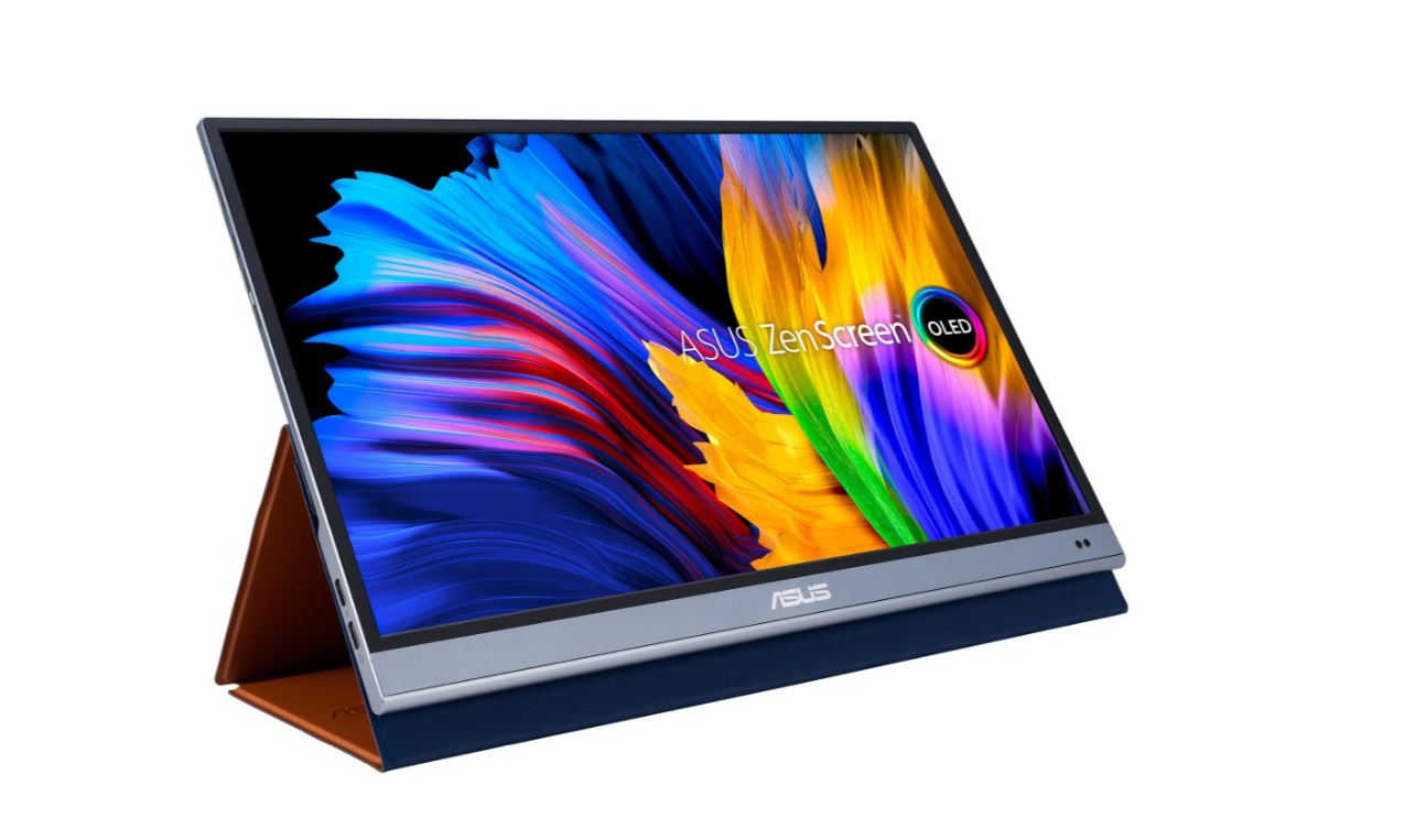 ASUS ZenScreen MQ16AHE Computerbildschirm 39,6 cm (15.6) 1920 x 1080 Pixel Full HD OLED Silber (90LM07SV-B02170) von Asus