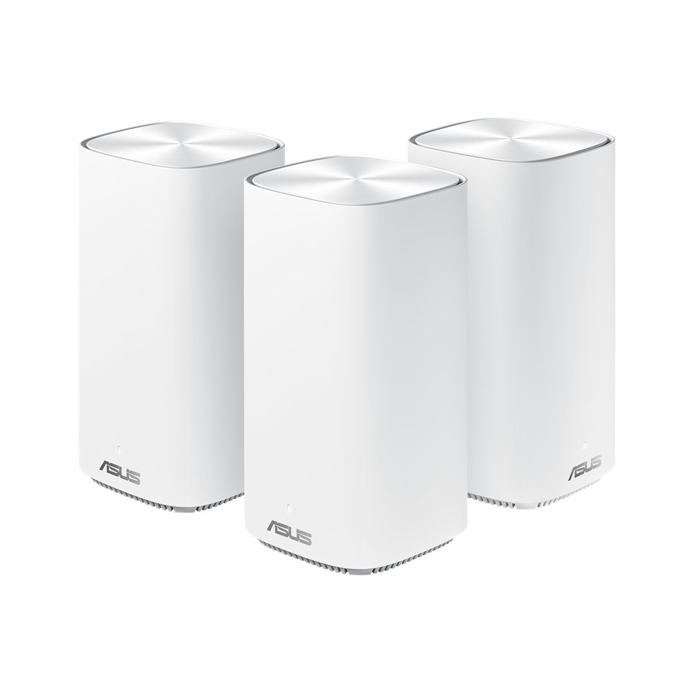 ASUS ZenWiFi AC Mini CD6 WLAN Mesh Router + 2x Satellit Weiß [WiFi 5 (802.11ac), Dual-Band, bis zu 1.500 Mbit/s] von Asus