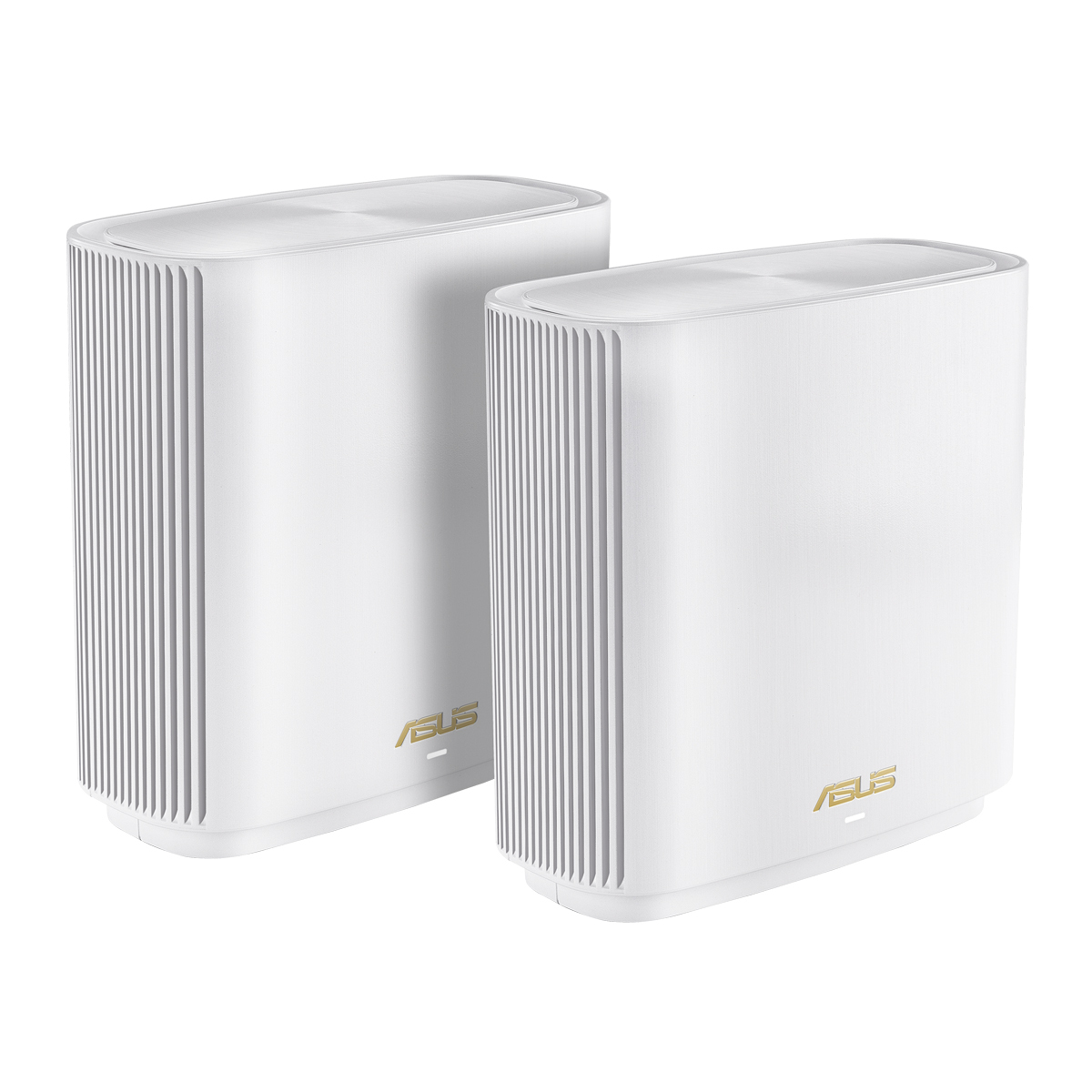 ASUS ZenWiFi AX XT9 WLAN Mesh Router 2er-Pack Weiß [WiFi 6 (802.11ax), Tri-Band, bis zu 7.800 Mbit/s] von Asus
