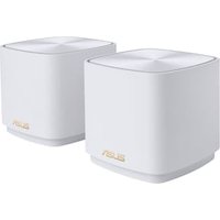 ASUS ZenWiFi XD4 Plus AX1800 Weiß 2er Set kombinierbarer Router Home Mesh WiFi 6 System von Asus