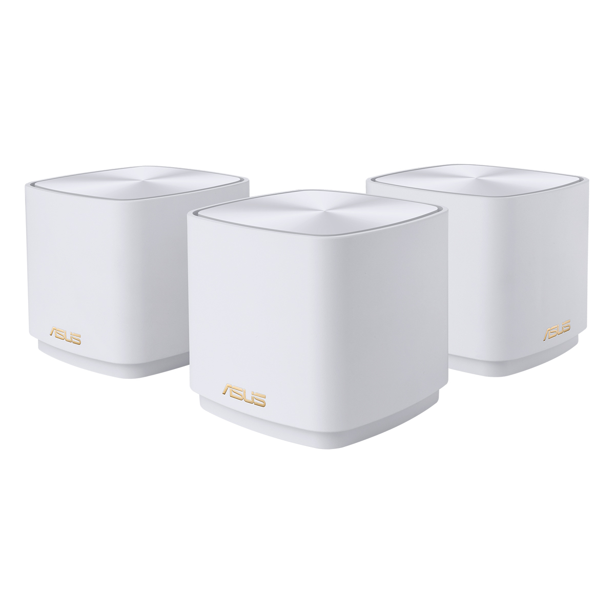 ASUS ZenWiFi XD4 Plus WiFi 6 Mesh System 3er-Pack Weiß AX1800 Dual-Band, 2x Gigabit LAN, AiMesh von Asus