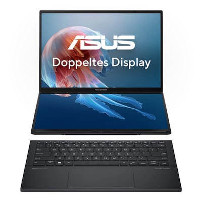 ASUS Zenbook Duo OLED Touch UX8406CA-PZ195X Core Ultra 9 285H 32GB/2TB 14" WQXGA+ Win11 Pro von Asus