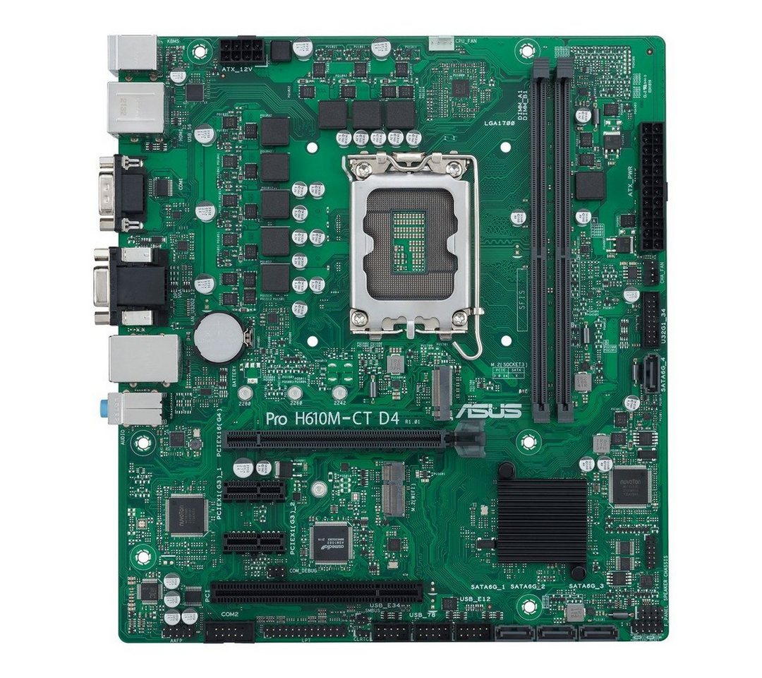 Asus 90MB1A30-M0EAYC PRO H610M-C D4-CSM Intel H610 LGA 1700 micro ATX Mainboard von Asus