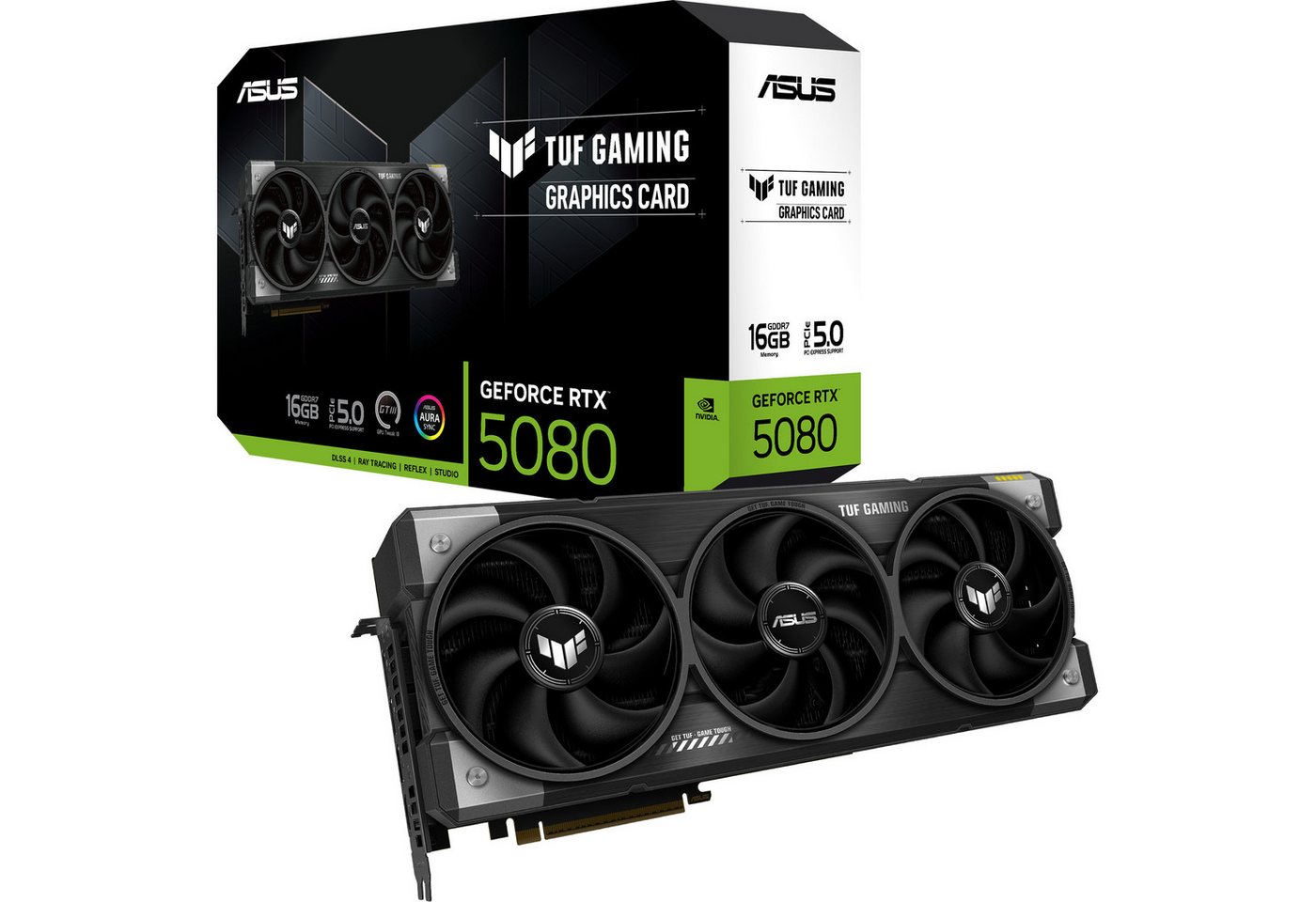 Asus ASUS GeForce RTX 5080 TUF GAMING, Grafikkarte, Grafikkarte (16 GB) von Asus