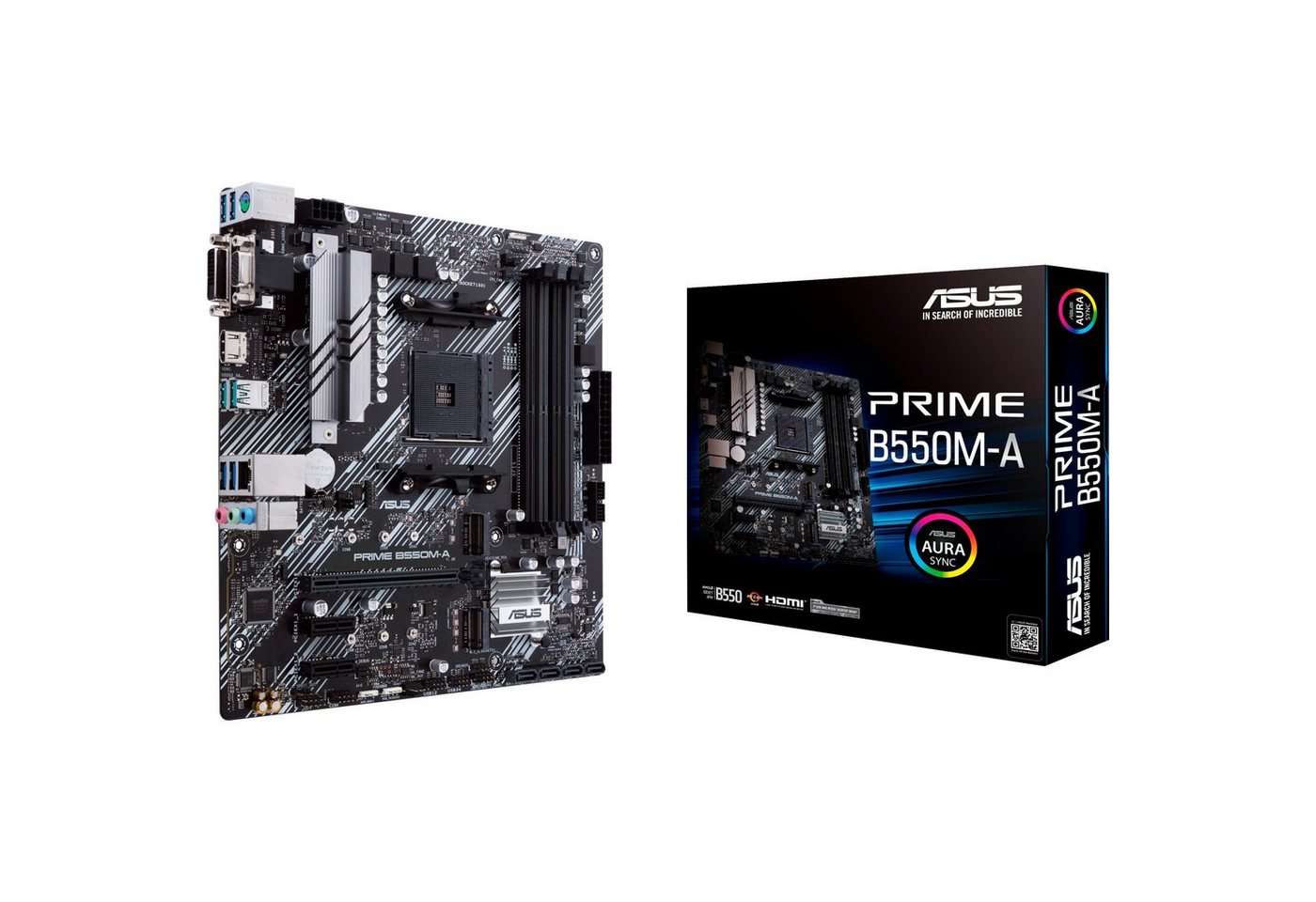 Asus ASUS PRIME B550M-A/CSM, Mainboard Mainboard AURA Sync Asus ASUS PRIME B550M-A/CSM, Mainboard Mainboard AURA Sync von Asus