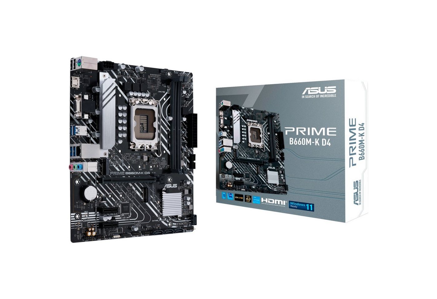 Asus ASUS PRIME B660M-K D4, Mainboard Mainboard Asus ASUS PRIME B660M-K D4, Mainboard Mainboard von Asus